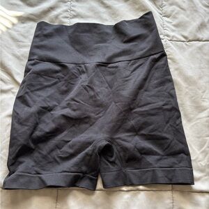 Women's Black High-Waisted Shorts